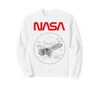 NASA - Shuttle Technical Drawing Sudadera