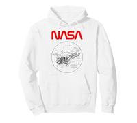 NASA - Shuttle Technical Drawing Sudadera con Capucha