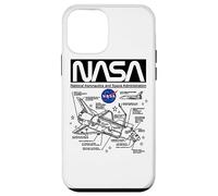 NASA Space Shuttle Esquema Worm y Insignia Logo Carcasa para iPhone 12 mini