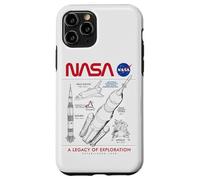 NASA Space Shuttle SLS Saturn V Apollo Lunar Esquemático Carcasa para iPhone 11 Pro