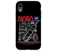NASA Space Shuttle SLS Saturn V Apollo Lunar Esquemático Carcasa para iPhone XR
