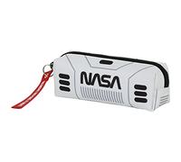 NASA Spaceship-Estuche Portatodo Cuadrado FAN 2.0, Blanco, 21 x 8 cm