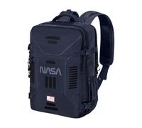 NASA Spaceship-Mochila Mercury Viaje Cabina Avión 40x20x25cm, Azul Oscuro, Capacidad 20 L