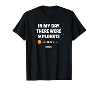 NASA There were Nine Planets Funny Retro Space Science Camiseta