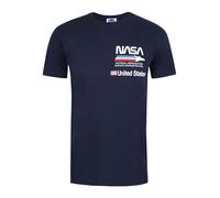 Nasa TMMTS015-NVY (X-Large) Camiseta, Blue (Navy Navy), XL para Hombre