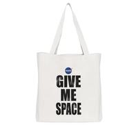 Nasa TOTE BAG GIVE ME SPACE, REFERENCIA: BWNASADBB008, BLANCO, 38 x 40 cm