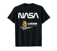 NASA Webb Space Telescopio Worm Logo Camiseta