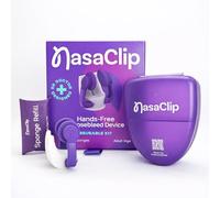 NasaClip Tratamiento de hemorragia nasal para adultos mayores de 14 años, alivio nasal manos libres, detiene una hemorragia nasal rápidamente, médico de urgencias diseñado para profesionales de la