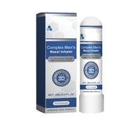 Nasal Inhaler Stick, Nose Inhaler, 2 ml con Invigorating Scent, Boost Energy and Focus, Travel-Friendly Long Lasting Refreshing Aromatherapy for Stress Reduction, Mental Clarity