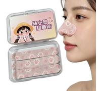 Nasal Strips, Adhesive Breathing Support Patches, 2.36x0.39 Inches Gentle Comfort Nose Lift Strips with Flexible Fit, Skin Friendly Material, Sleep Aid Breathing Support, Nighttime Use for Adults Home
