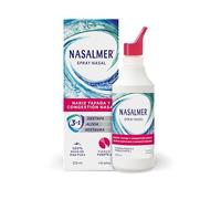 Nasalmer Spray Nasal Fuerte 3, Alivio Congestión y Nariz Tapada, 135 ml