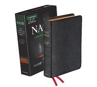 NASB Clarion Reference Bible, Black Edge-lined Goatskin Leather, NS486: XE