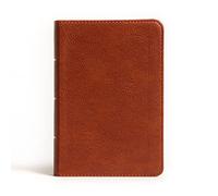 NASB Large Print Compact Reference Bible, Burnt Sienna: Nasb Reference Bible, Burnt Sienna Leathertouch
