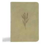 NASB Large Print Compact Reference Bible, Sage Suedesoft Leathertouch