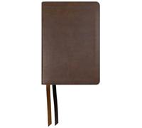 NASB Large Print Personal Size Bible with Full Translation Footnotes, Brown, Leathertex, 2020 text