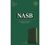 NASB Large Print Personal Size Reference Bible (de piel falsa) (Importación USA)