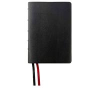 NASB Large Print Ultrathin Reference Bible, Black, Premium Calfskin Leather, 2020 text