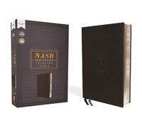 Biblia NASB New American Standard – Thinline Leathersoft negro, letra roja – Texto 2020
