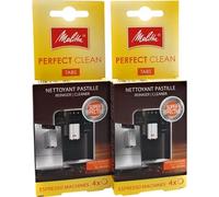 NaschLager Pastillas de limpieza compatibles con cafeteras automáticas Melitta, juego de 2 pastillas Perfect Clean (8 unidades) - Pastillas de limpieza compatibles con Melitta Caffeo Solo Barista CI