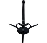 NaschLager Soporte de batidor, repuesto para FS-1000050911, compatible con espumador de leche WMF Stelio, soporte de batidor de plástico negro, apto para 3200000855 6130241133, accesorio