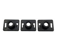NaschLager Soporte de válvula 421944040061 para depósito de agua, cafeteras automáticas compatibles con Philips Saeco Series 1200 2200 3200 4300 5400 piezas de repuesto de 3 unidades, color negro
