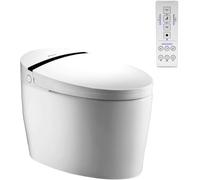 Nashi - Inodoro Japonés Salida Dual Suelo o Pared | Inodoro Bidet | Asiento Calefactable, Limpieza con Agua Caliente y Secado | Luces LED | Mando a Distancia | WC Inteligente (Aldara NEW)