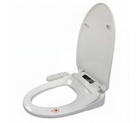 Nashi - Tapa de Inodoro Inteligente con Bidet Eléctrico | Asiento Calefactable | Agua Caliente | Secado con Aire | Apertura Automática | Pantalla LCD (Forma en V)