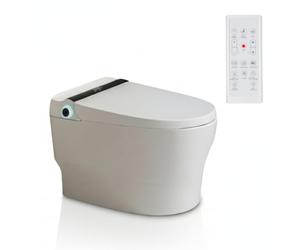 Nashi (Yaiza Plus) | Inodoro Japonés | DEPOSITO TRADICIONAL para baja presión | Apertura y Cierre de Tapa y Descarga Automática | Asiento Calefactable, Agua Caliente y Secado | salida a suelo