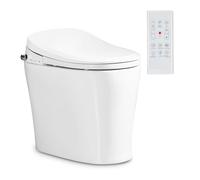 Nashi Yaiza Pro - wc Japonés | Inodoro inteligente | Diseño sin Cisterna, Sistema Fluxom | Descarga Auto | Luz de Cortesía | Asiento Calefactable, Agua Caliente y Secado | smart toilet
