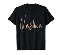 Nashua New Hampshire Diseño Elegante Vintage Camiseta