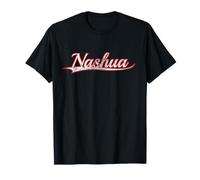 Nashua New Hampshire New England Vintage Varsity Distressed Camiseta