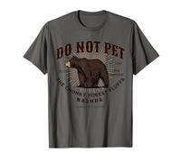 Nashua NH Oso Negro Divertido Recuerdo de New Hampshire Camiseta