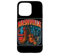 Nashville Bootleg Retro Music City Gráfico Carcasa para iPhone 15 Pro MAX