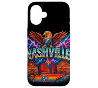 Nashville Retro Aerógrafo City Art Carcasa para iPhone 16