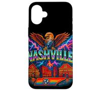 Nashville Retro Aerógrafo City Art Carcasa para iPhone 16 Plus