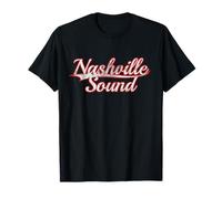 Nashville Sound Tennessee Country Music Vintage Varsity Camiseta