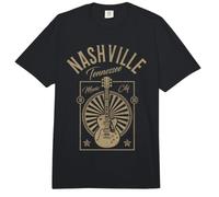 Nashville Tennessee Country Music City Guitarra Vintage Comfort Colors Adult Heavyweight T-Shirt