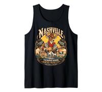 Nashville Tennessee Country-Musik-City USA Dulce Ciervo Ciervo Camiseta sin Mangas