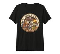 Nashville Tennessee Country & Western Music Capybara Axolotl Camiseta Premium