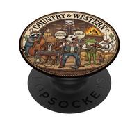 Nashville Tennessee Country & Western Music Capybara Axolotl PopSockets PopGrip Adhesivo
