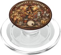 Nashville Tennessee Country & Western Music Capybara Axolotl PopSockets PopGrip para MagSafe