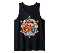 Nashville Tennessee CountryMusik City USA - Figura Decorativa, diseño de Ardilla Camiseta sin Mangas