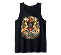 Nashville Tennessee CountryMusik City USA Labrador Perro Camiseta sin Mangas