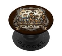 Nashville Tennessee Música Country y Western Capybara Axolotl PopSockets PopGrip Adhesivo