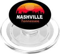 Nashville Tennessee Vintage Sunset Retro City State USA PopSockets PopGrip para MagSafe