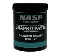 NASP® Pasta de grafito Grafito, protección contra la corrosión, pasta de montaje, multiusos Grander Grease 1975 EP, fabricada en Alemania (1 kg)