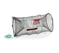 Nassa engaño plegable con contenedor para la pastura Nassa porta peces de pesca mar anguilas langosta barco cefales flotante red de pesca plegable engaño trampa camarones