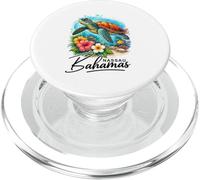 Nassau Bahamas Cruise Travel Isla del Caribe Tortuga Marina PopSockets PopGrip para MagSafe