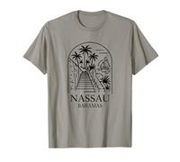 Nassau Bahamas Minimalist City Skyline Travel Souvenir Camiseta