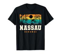 Nassau Bahamas Sunset Beach Diseño de Vacaciones Camiseta